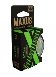 Презервативы в пластиковом кейсе MAXUS AIR Mixed - 3 шт. - Maxus - купить с доставкой в Сочи