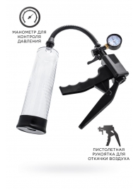 Прозрачная механическая помпа для пениса Viggo - Sexus - в Сочи купить с доставкой