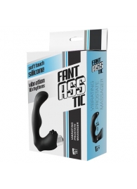 Черный вибромассажер простаты FantASStic Vibrating Prostate Massager - 11,3 см. - Dream Toys - в Сочи купить с доставкой