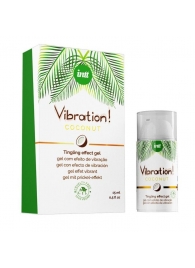 Возбуждающий гель с ароматом кокоса Vibration Coconut - 15 мл. - INTT - купить с доставкой в Сочи
