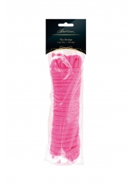 Розовая веревка для связывания Sweet Caress Rope - 10 метров - Sweet Caress - купить с доставкой в Сочи