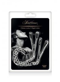 Регулируемые зажимы для сосков Sweet Caress Nipple Chain - Sweet Caress - купить с доставкой в Сочи
