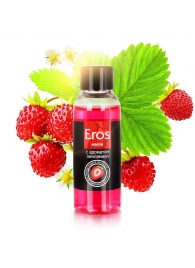 Массажное масло Eros fantasy с ароматом земляники - 50 мл. - Биоритм - купить с доставкой в Сочи