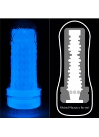Светящийся в темноте мастурбатор Lumino Play Masturbator Ribbed - Lovetoy - в Сочи купить с доставкой