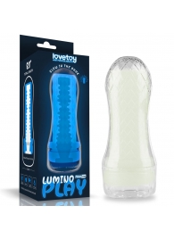 Светящийся в темноте мастурбатор Lumino Play Masturbator Ribbed - Lovetoy - в Сочи купить с доставкой