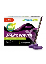 Возбуждающее средство для мужчин Mans Power plus - 10 капсул (0,35 гр.) +1 в подарок - SuperCaps - купить с доставкой в Сочи