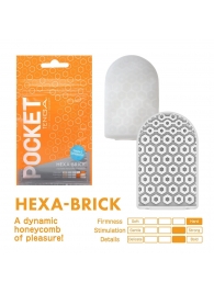 Карманный мастурбатор HEXA-BRICK - Tenga - в Сочи купить с доставкой