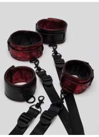 Изысканный набор фиксаций на кровати Reversible Under Mattress Restraint Set - Fifty Shades of Grey - купить с доставкой в Сочи