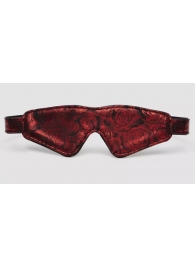 Двусторонняя красно-черная маска на глаза Reversible Faux Leather Blindfold - Fifty Shades of Grey - купить с доставкой в Сочи