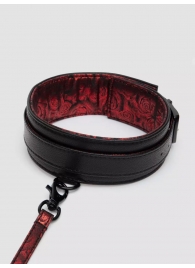 Стильный ошейник с поводком Reversible Faux Leather Collar and Lead - Fifty Shades of Grey - купить с доставкой в Сочи