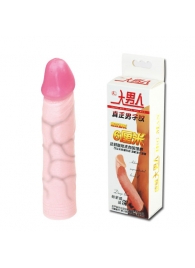 Удлиняющая насадка на пенис Deep Love - 21,5 см. - Baile - в Сочи купить с доставкой