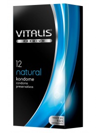 Классические презервативы VITALIS PREMIUM natural - 12 шт. - Vitalis - купить с доставкой в Сочи