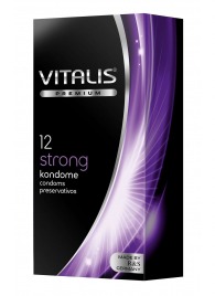 Презервативы с утолщённой стенкой VITALIS PREMIUM strong - 12 шт. - Vitalis - купить с доставкой в Сочи
