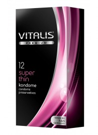 Ультратонкие презервативы VITALIS PREMIUM super thin - 12 шт. - Vitalis - купить с доставкой в Сочи
