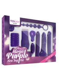 Эротический набор Toy Joy Mega Purple - Toy Joy - купить с доставкой в Сочи