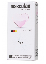 Супертонкие презервативы Masculan Pur - 10 шт. - Masculan - купить с доставкой в Сочи