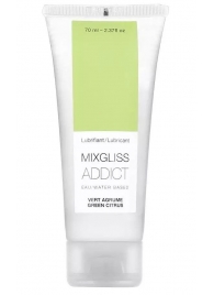 Смазка на водной основе Mixgliss Addict с ароматом цитруса - 70 мл. - Mixgliss - купить с доставкой в Сочи