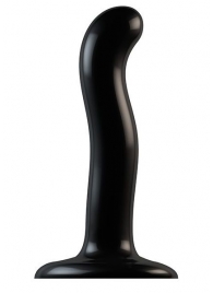 Черный фаллоимитатор-насадка Strap-On-Me P G spot Dildo size S - 16,4 см. - Strap-on-me - купить с доставкой в Сочи