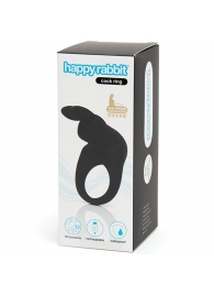 Черное эрекционное виброкольцо Happy Rabbit Rechargeable Rabbit Cock Ring - Happy Rabbit - в Сочи купить с доставкой