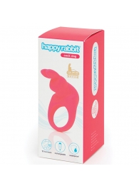 Розовое эрекционное виброкольцо Happy Rabbit Rechargeable Rabbit Cock Ring - Happy Rabbit - в Сочи купить с доставкой