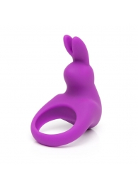 Фиолетовое эрекционное виброкольцо Happy Rabbit Rechargeable Rabbit Cock Ring - Happy Rabbit - в Сочи купить с доставкой