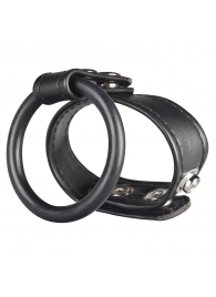 Двойное кольцо выносливости на пенис DUAL STAMINA RING - BlueLine - в Сочи купить с доставкой