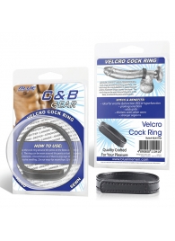 Кольцо на пенис из искусственной кожи на липучке VELCRO COCK RING - 5 см. - BlueLine - в Сочи купить с доставкой