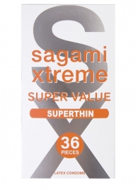 Ультратонкие презервативы Sagami Xtreme Superthin - 36 шт. - Sagami - купить с доставкой в Сочи