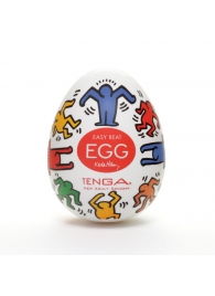 Мастурбатор-яйцо Keith Haring EGG DANCE - Tenga - в Сочи купить с доставкой