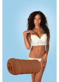 Коричневый мастурбатор-вагина BRIANNA - Dream Toys - в Сочи купить с доставкой