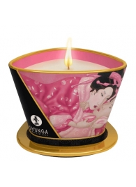 Массажная свеча Rose Petals с ароматом розы - 170 мл. - Shunga - купить с доставкой в Сочи