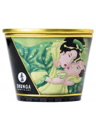 Массажная свеча Exotic Green Tea с ароматом зелёного чая - 170 мл. - Shunga - купить с доставкой в Сочи