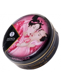 Массажная свеча Rose Petals с ароматом розы - 30 мл. - Shunga - купить с доставкой в Сочи