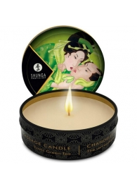 Массажная свеча Exotic Green Tea с ароматом зелёного чая - 30 мл. - Shunga - купить с доставкой в Сочи