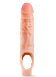 Телесная насадка на пенис 9 Inch Cock Sheath Extender - 22,2 см. - Blush Novelties - в Сочи купить с доставкой