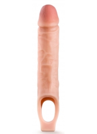 Телесная насадка на пенис 10 Inch Cock Sheath Extender - 25 см. - Blush Novelties - в Сочи купить с доставкой