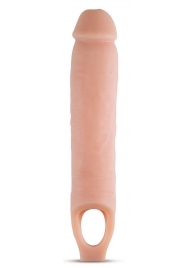 Телесная насадка на пенис 11.5 Inch Cock Sheath Penis Extender - 29,2 см. - Blush Novelties - в Сочи купить с доставкой