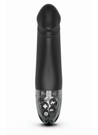 Черный вибратор с электростимуляцией Real Deal Neal - 16,5 см. - MyStim - купить с доставкой в Сочи