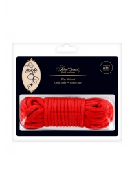 Красная веревка для фиксации - 10 м. - Sweet Caress - купить с доставкой в Сочи