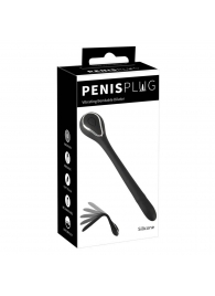 Черный гибкий уретральный стимулятор с вибрацией Vibrating Bendable Dilator - 13,5 см. - Orion - купить с доставкой в Сочи