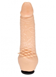 Телесная насадка-фаллос с шипами для массажа клитора - 17,8 см. - LOVETOY (А-Полимер) - купить с доставкой в Сочи