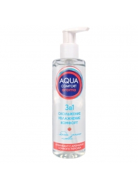 Гель-лубрикант на водной основе Aqua Comfort Aroma с ароматом персика - 195 гр. - Биоритм - купить с доставкой в Сочи