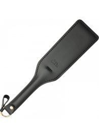 Черная кожаная шлепалка SitaBlack - 30 см. - Sitabella - купить с доставкой в Сочи