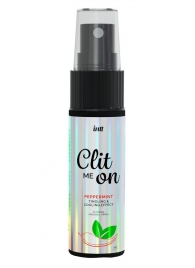 Клиторальный возбуждающий спрей Clit Me On Peppermint - 12 мл. - INTT - купить с доставкой в Сочи