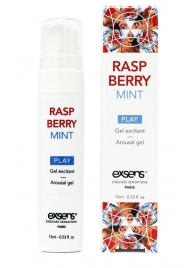 Возбуждающий гель Raspberry Mint с ароматом малины и мяты - 15 мл. - Exsens - купить с доставкой в Сочи