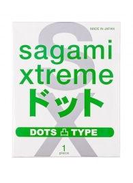 Презерватив Sagami Xtreme Type-E с точками - 1 шт. - Sagami - купить с доставкой в Сочи