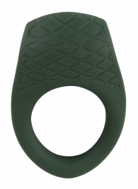 Зеленое эрекционное виброкольцо Luxurious Vibro Cock Ring - Orion - в Сочи купить с доставкой