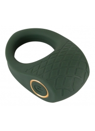 Зеленое эрекционное виброкольцо Luxurious Vibro Cock Ring - Orion - в Сочи купить с доставкой