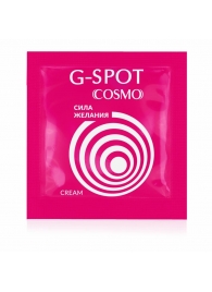 Стимулирующий интимный крем для женщин Cosmo G-spot - 2 гр. - Биоритм - купить с доставкой в Сочи
