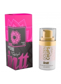 Возбуждающий гель Golden Chups с малиновым ароматом - 17 мл. - INTT - купить с доставкой в Сочи